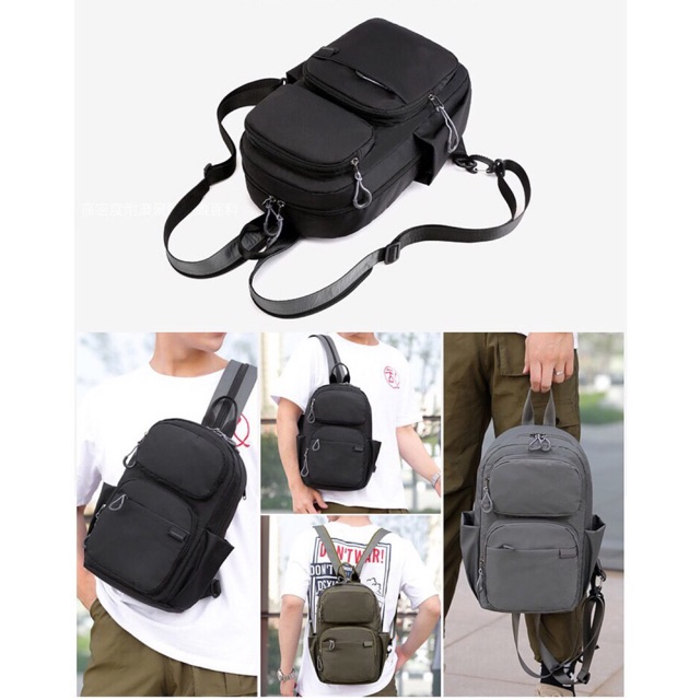 Tas Selempang Multifungsi Slingbag Slempang Tas Pria 2802
