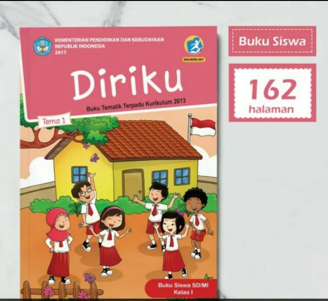 Harga satuan Buku siswa tematik k13 kelas 1 tema 1,2,3,4,5,6,7,8,agama islam smtr 1 dan 2