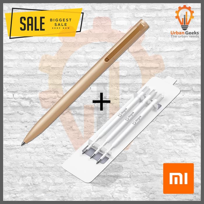 

MURAH Xiaomi Mijia Signature Metal Pen Mi Aluminum Rollerball Pen - PEN