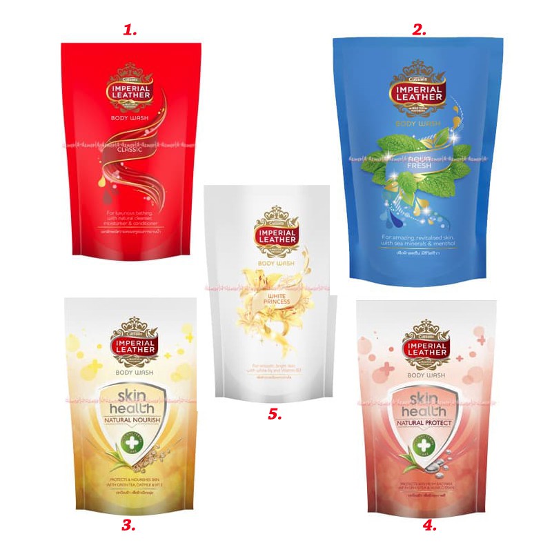 Imperial Leather Refill Pouch Classic Sabun Cair Isi Ulang Red  225ml