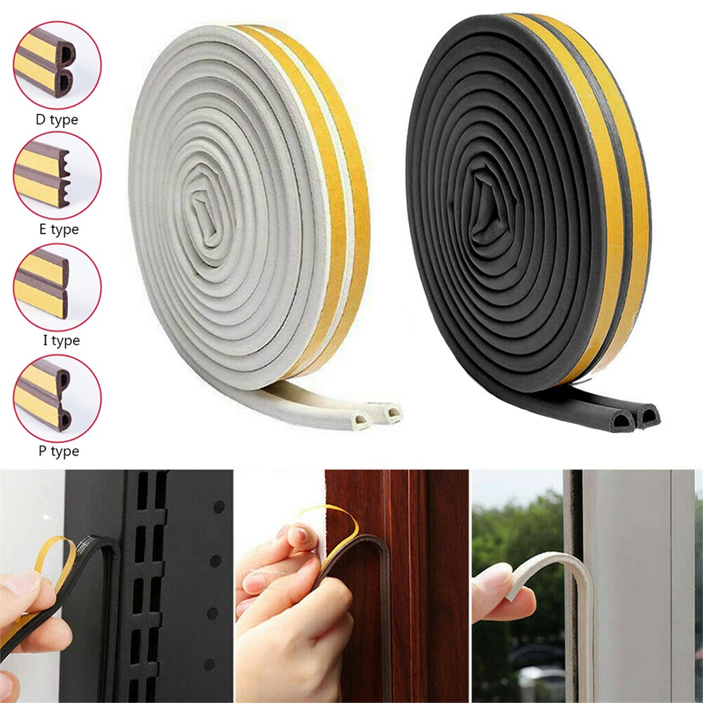 YGRETTE - Lis Penghalang Debu Serangga Bawah Pintu Door Bottom Soundproof Sealing Strips PENUTUP CELAH PINTU JENDELA SPASI