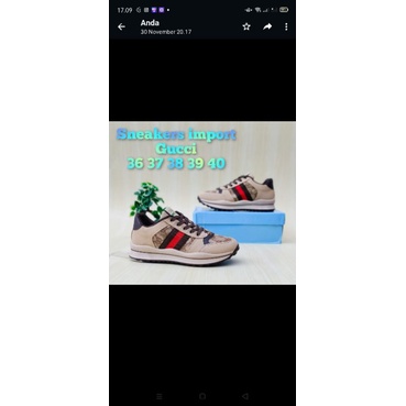 sneakers import model gucci