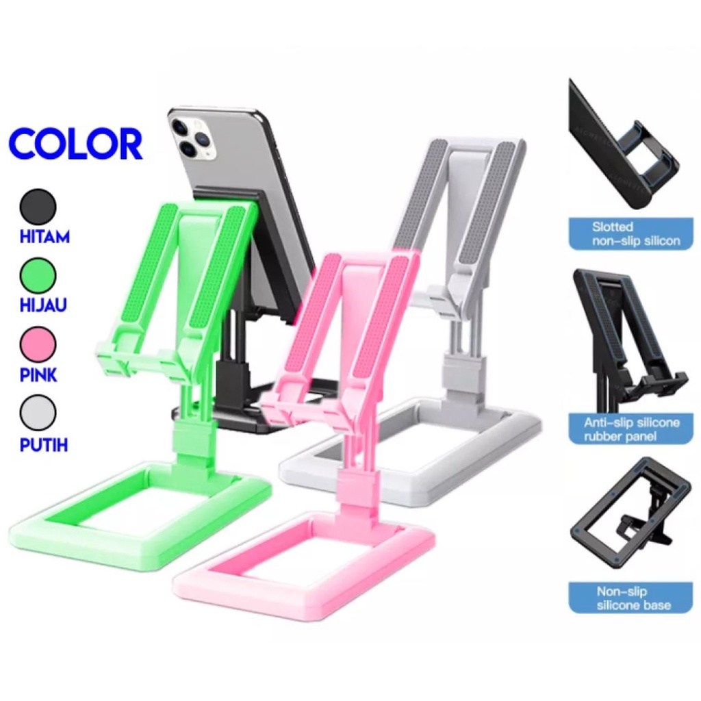 Transsformers STAND HOLDER HP HD-29 / HOLDER STAND HP / FOLDING DESKTOP PHONE