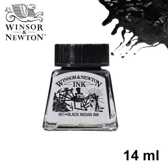 

Produk Terbaik] Winsor & Newton Drawing Ink Black 14Ml (Indian Ink)
