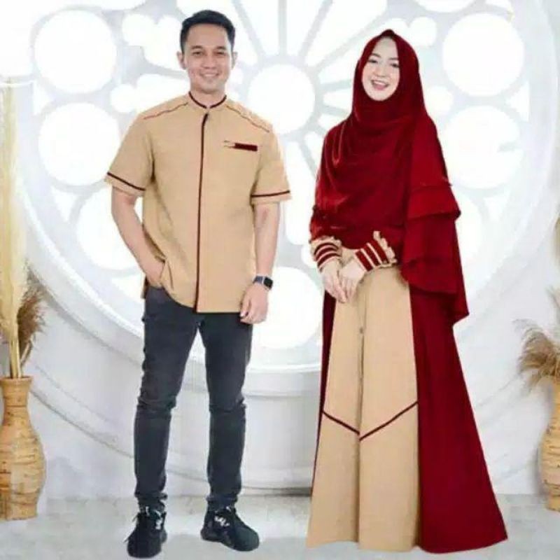 Nizar Couple (Gamis,hijab,dan kemeja)