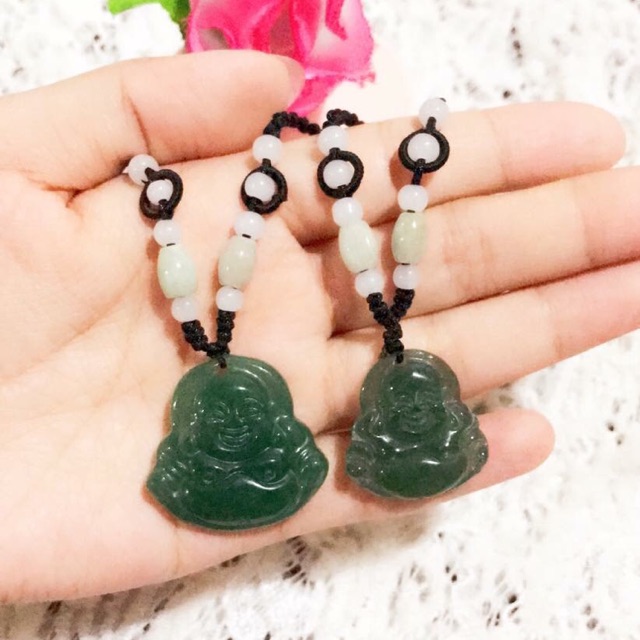 kalung giok budha liontin giok asli