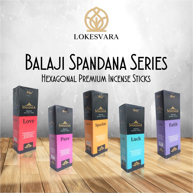 Dupa Hio Wangi Harum Aromaterapi India Balaji Spandana Premium Heksagonal