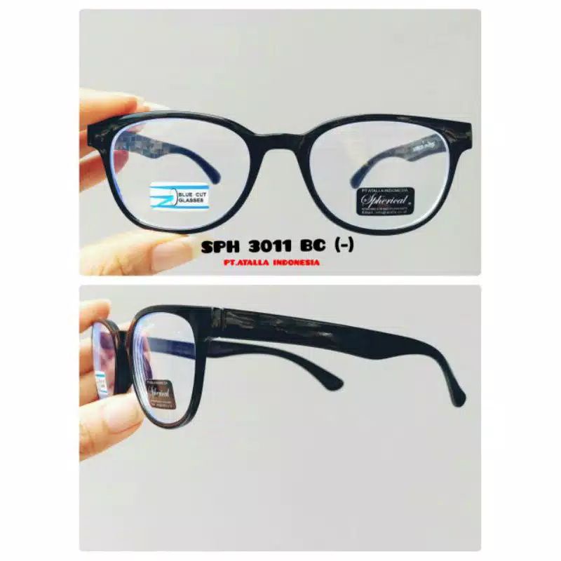 ELDORA / Kacamata Minus Antiradiasi { BLUERAY} Model Kotak Kecil SPH 3011