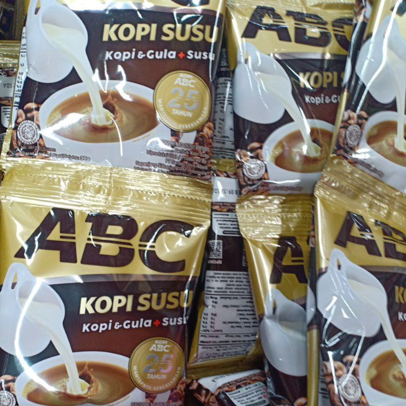 

(GROSIR) ABC KOPI SUSU SACHET 31gr RENCENG isi 10 sachet