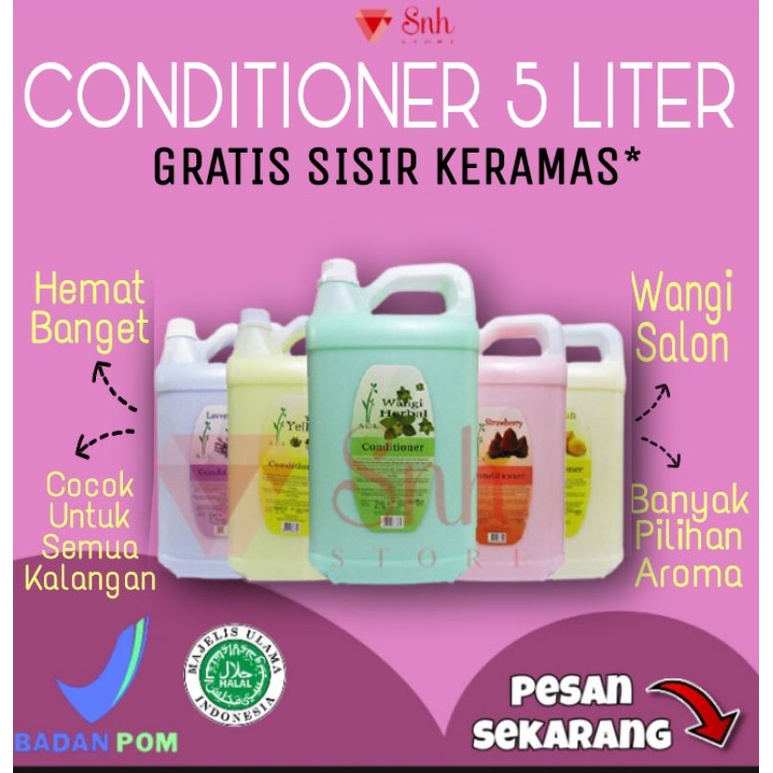 CONDITIONER RAMBUT 5Kg/conditioner rambut salon/kondisioner rambut salon/perawatan rambut/conditioner literan acl/Condisioner rambut/Conditioner Kiloan/kondisioner rambut/conditioner rambut pria/conditioner kiloan salon/condisioner salon/conditioner salon