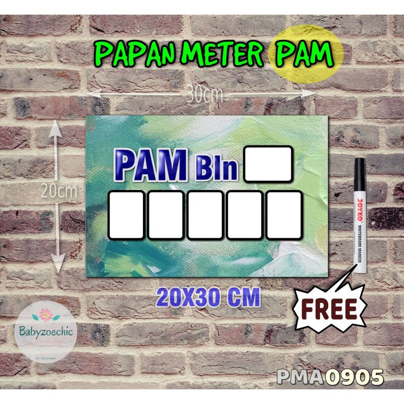 

Zoe Papan Meter Listrik PLN PAM motif Unik - Lukis 05