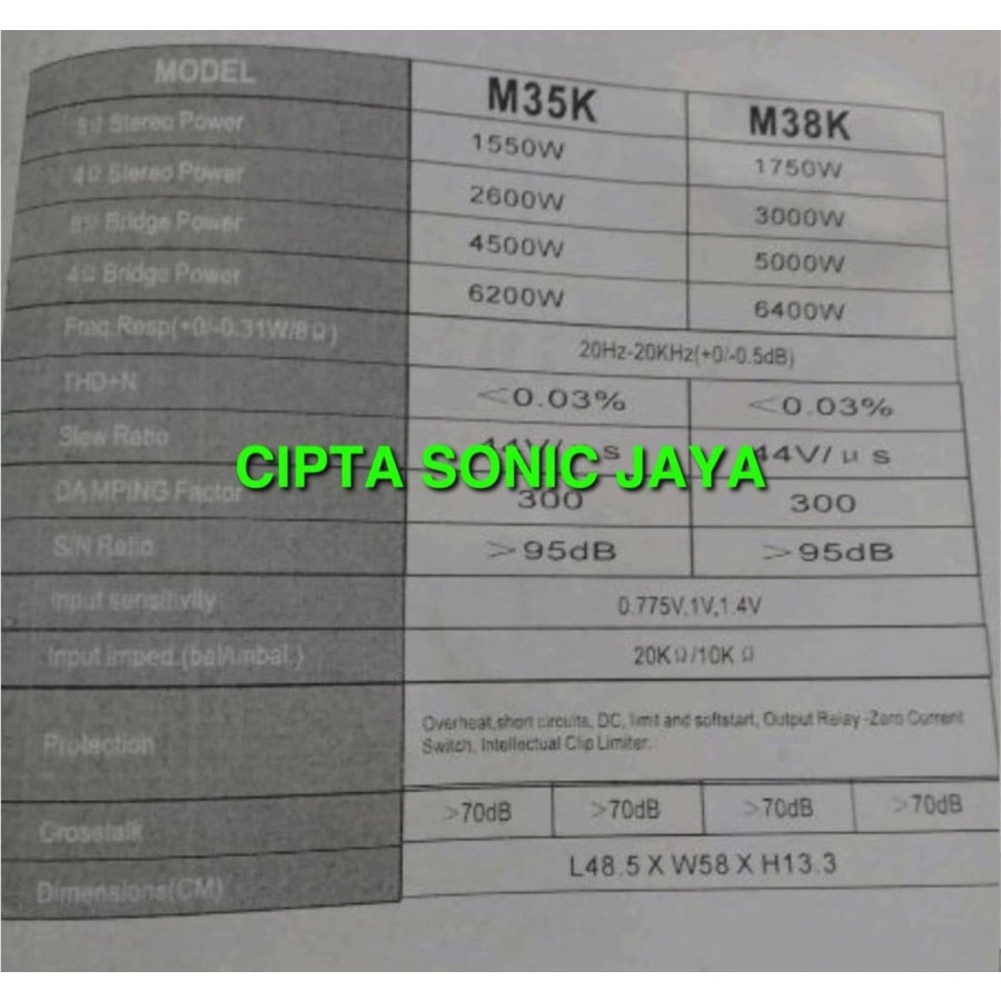 power amplifier DAAD M 35 K / M35 K / M35K ORIGINAL