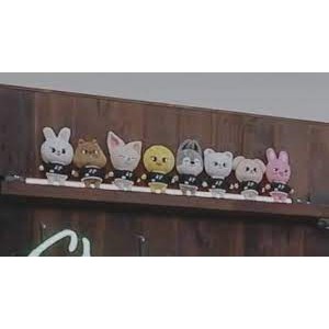 [READY STOCK] STRAY KIDS SKZOO FIGURE PLUSH MINI FACE KEYRING