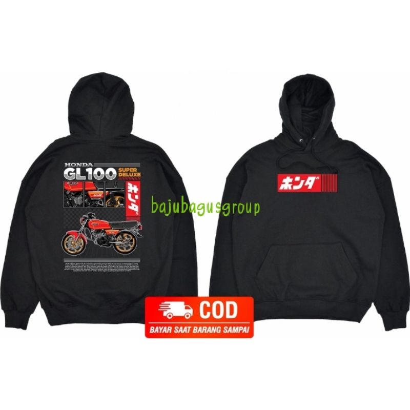 Jaket Hoodie HONDA GL 100 TERBARU