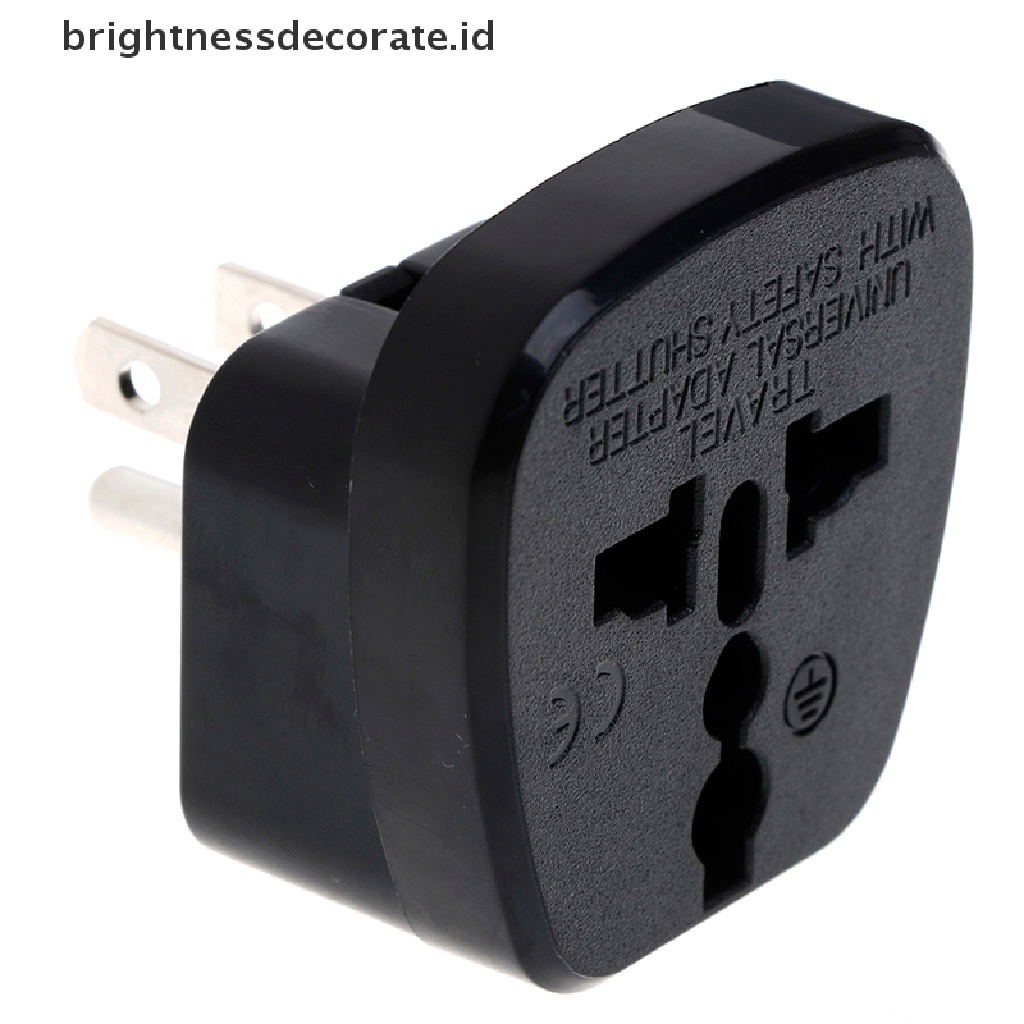 Adapter Power Plug Eu Uk Au Ke Us Usa Canada Ac Universal Untuk Travel