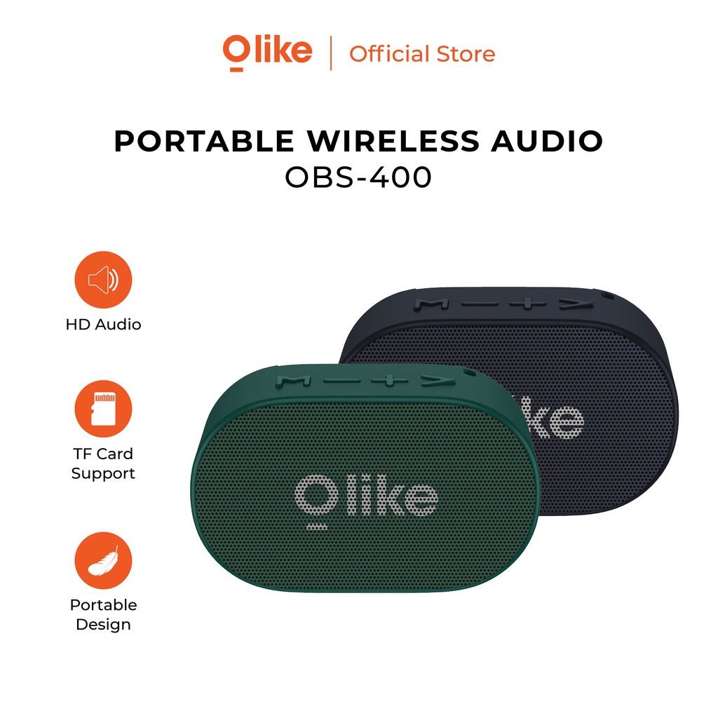 Olike OBS-400 Speaker Bluetooth Wireless HD Audio TF Card Support