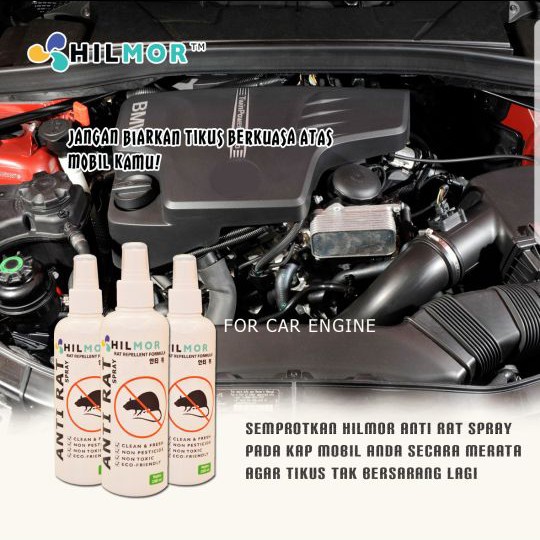 Ess Pengusir Tikus Hilmor Anti Rat Spray Fliptop Untuk Kap Mesin Mobil Pengiriman Khusus Pulau Jaw Shopee Indonesia