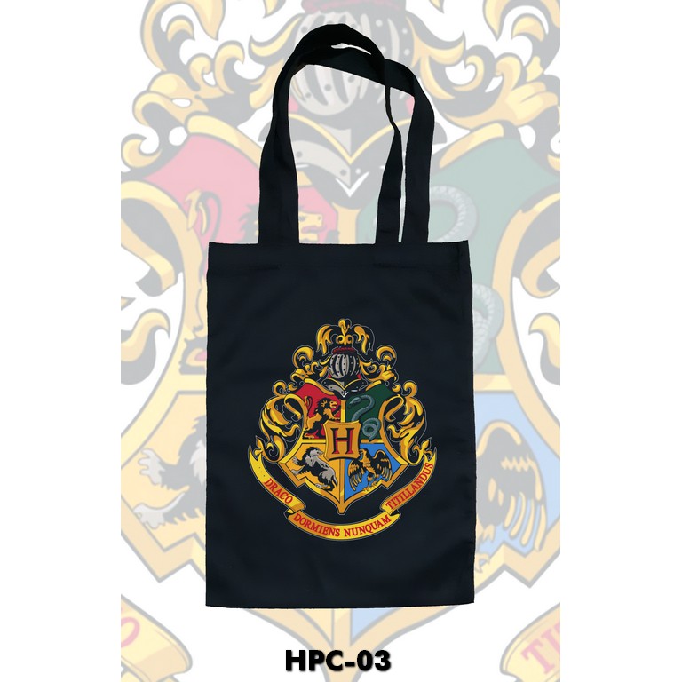 TOTE BAG HITAM - HARRY POTTER .C