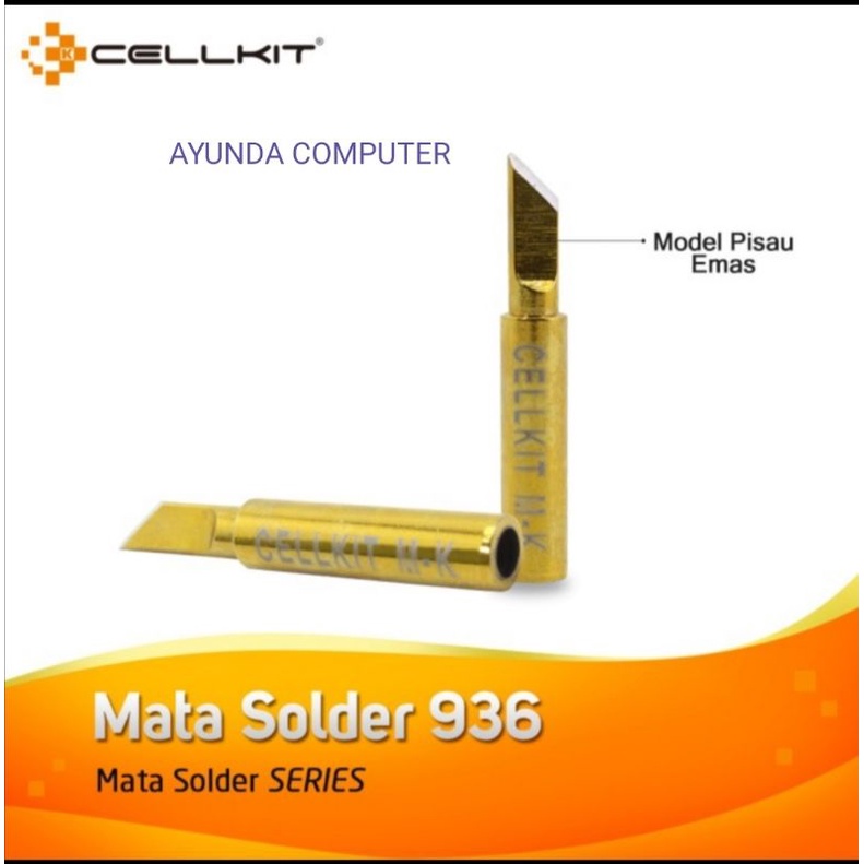 MATA PISAU SOLDER CELLKIT 936 EMAS MATA SOLDER CELLKIT 936 ROHS