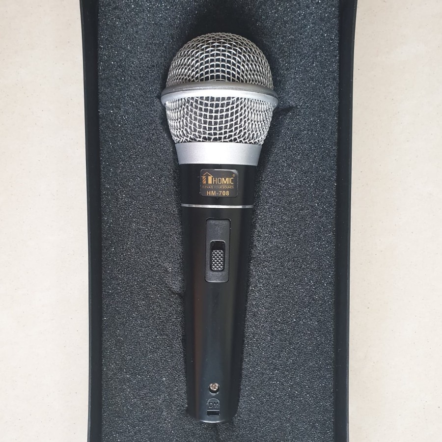 COD MIC PROFESSIONAL DYNAMIC MICROPHONE HOMIC HM-708 / MIC KARAOKE  HOMIC HM-708 / MIC SALON AKTIF / MIC MURAH