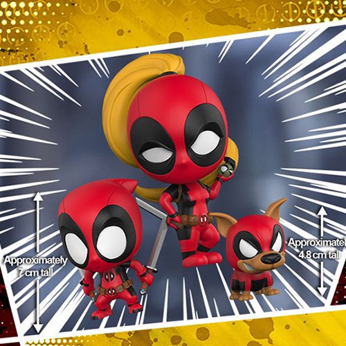 Cosbaby Deadpool: Lady Deadpool, Kidpool &amp; Dogpool