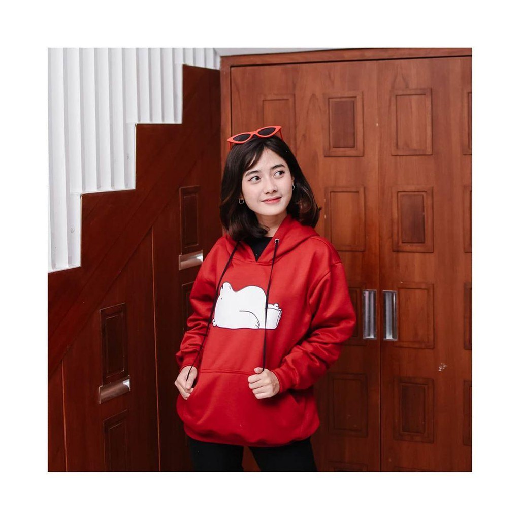 Nara Grosir - Sleep Bear  l Sweater Hodie Pria dan Wanita