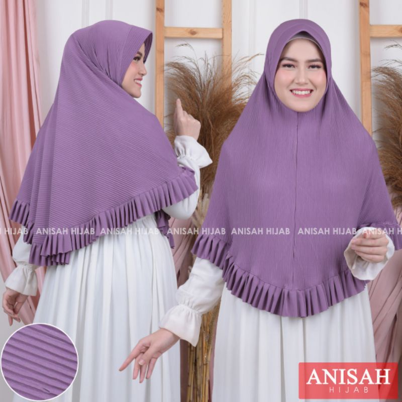 HIJAB/ BERGO PLISKET LIDI /BERGO MARIAM /BAHAN JERSEY / MODEL /PET