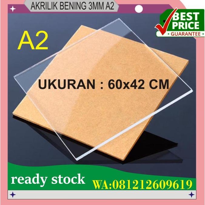 

Office & Stationery | Document Organizer | Acrylic Lembaran Bening 3Mm A2 42X60Cm | Best Seller