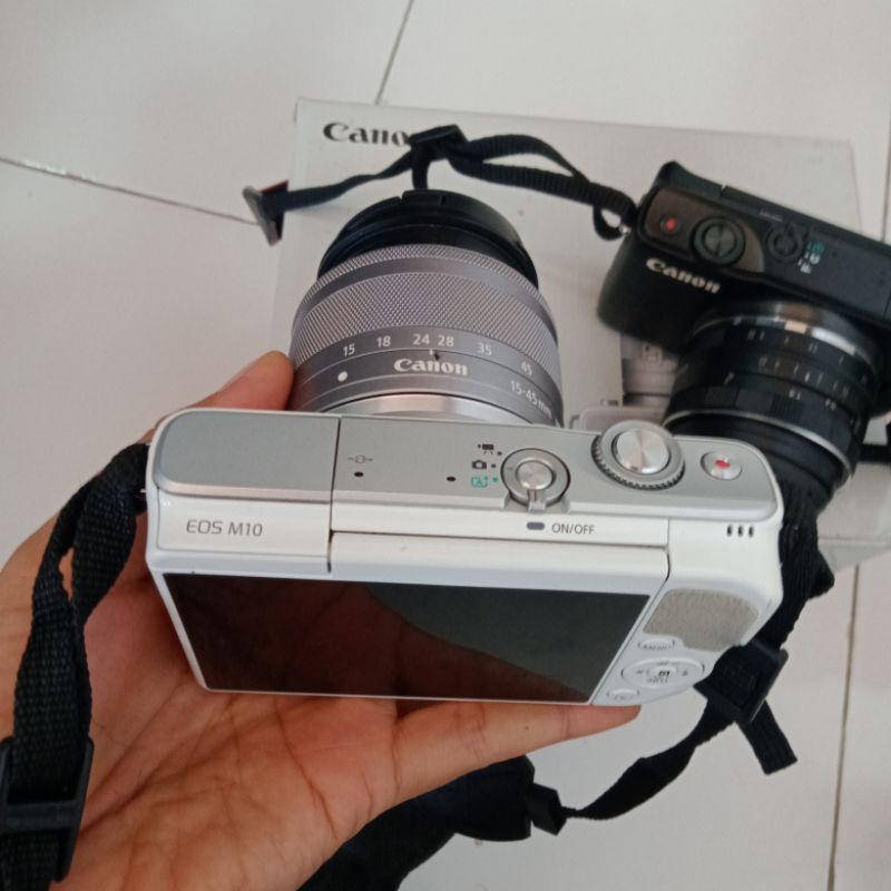 kamera Mirrorless Canon EOS M10 fullset