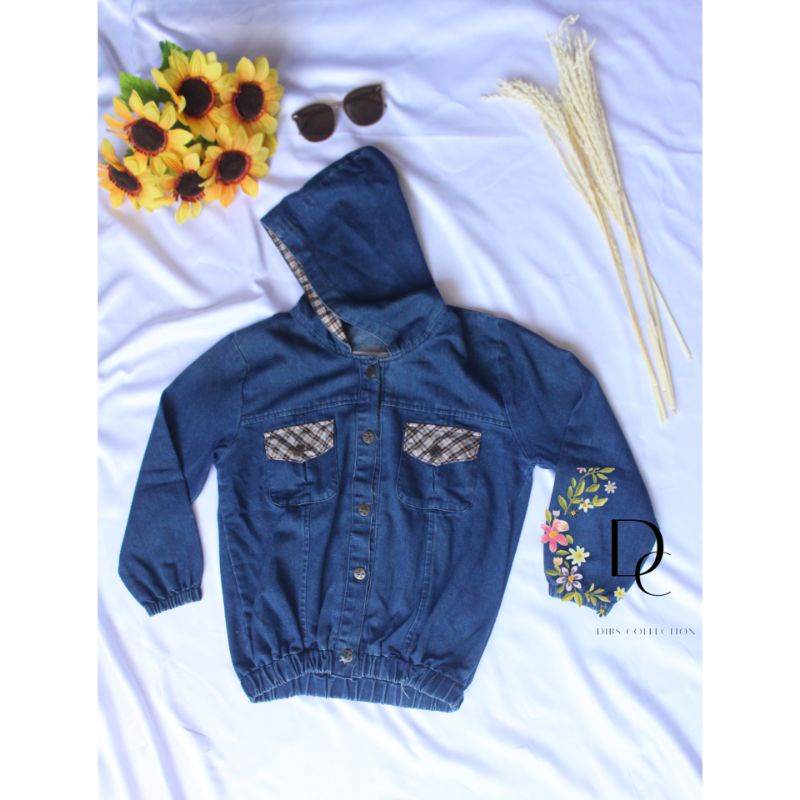 JAKET HOODIE JEANS SAKU JAKET REMAJA HITS KEKINIAN OOTD SELEBGRAM