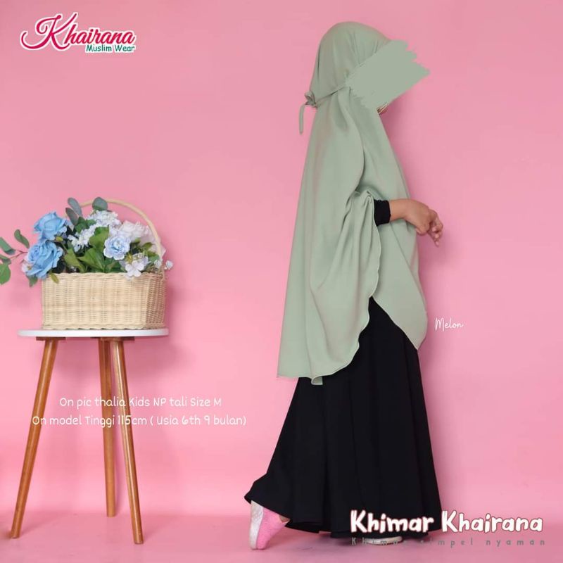 Khimar Khairana Model Thalia (Kids) Size XS-M
