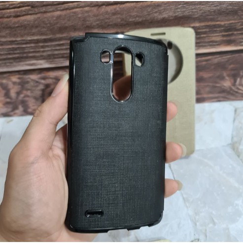 SMART FLIP COVER CASE LG G3 ORIGINAL RESMI