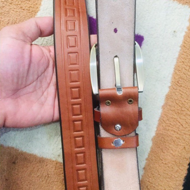 [anton hilmanto] gesper pria kulit asli satu lapis Magetan model kepla jarum #gesper #sabuk #menbelt