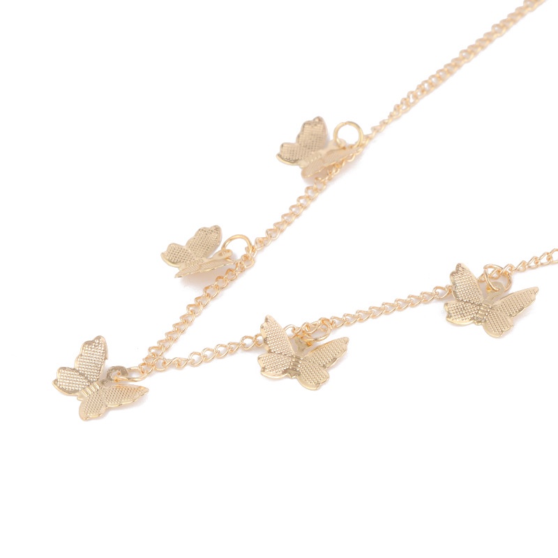 Gentle and light luxury niche butterfly star clavicle chain necklace 211014