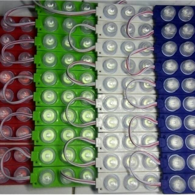 Lampu LED 3 Mata dengan Lensa 3Watt 12Volt