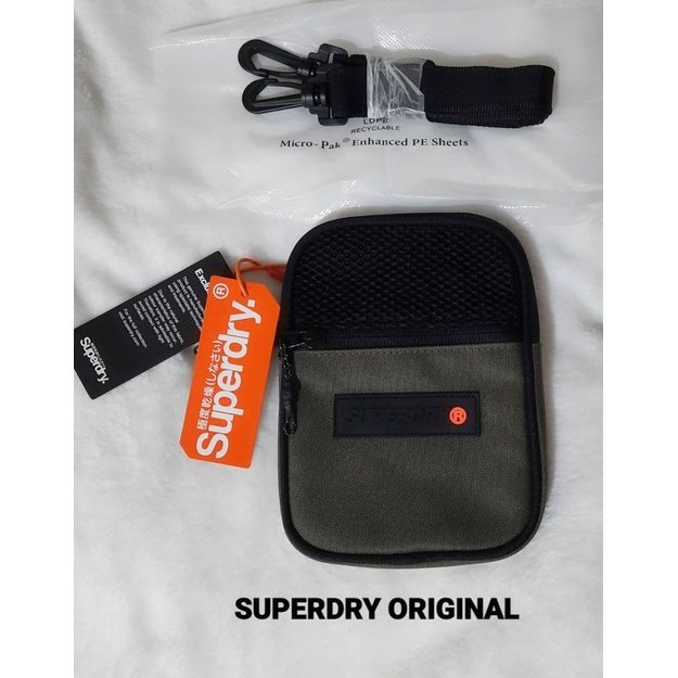 ORIGINAL SUPERDRY , SLING BAG SUPERDRY ORIGINAL / TAS SELEMPANG SUPERDRY ORIGINAL , Superdry two ton
