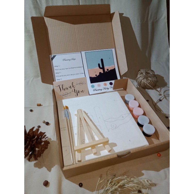 Painting kit by numbers