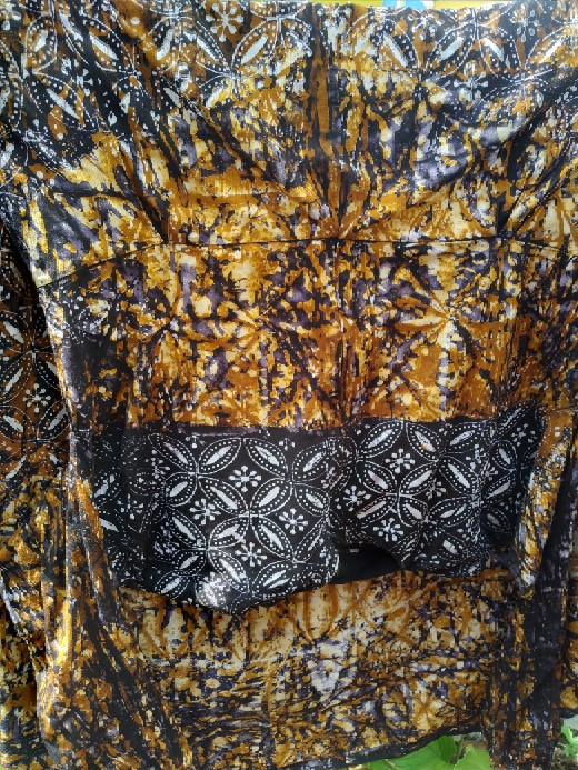 Tw76 Gamis Batik Twill Premium Motif Abstrak