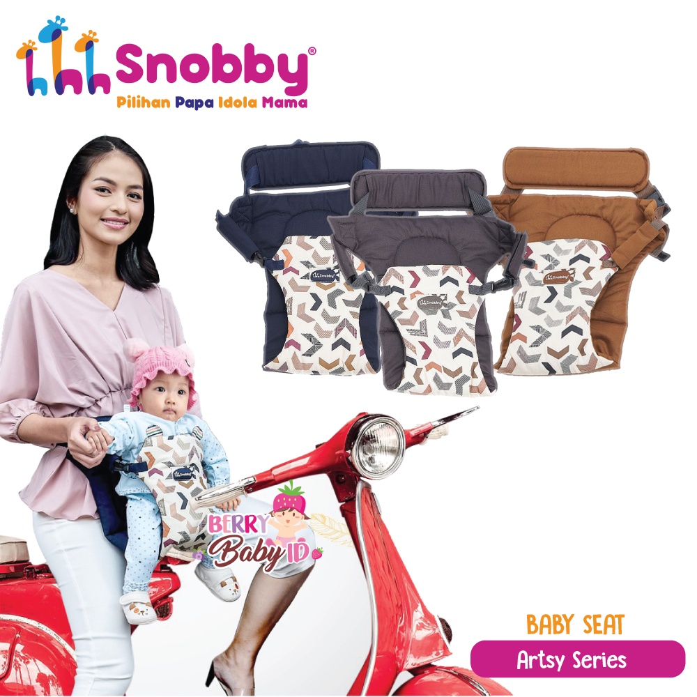 Snobby Baby Seat - Dudukan Bayi Sabuk Boncengan Tempat Duduk di Motor Berry Mart