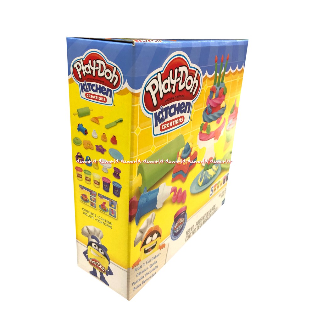 Play-Doh Kitchen Creation Frost N Fun Cake Playdoh Play Doh Mainan