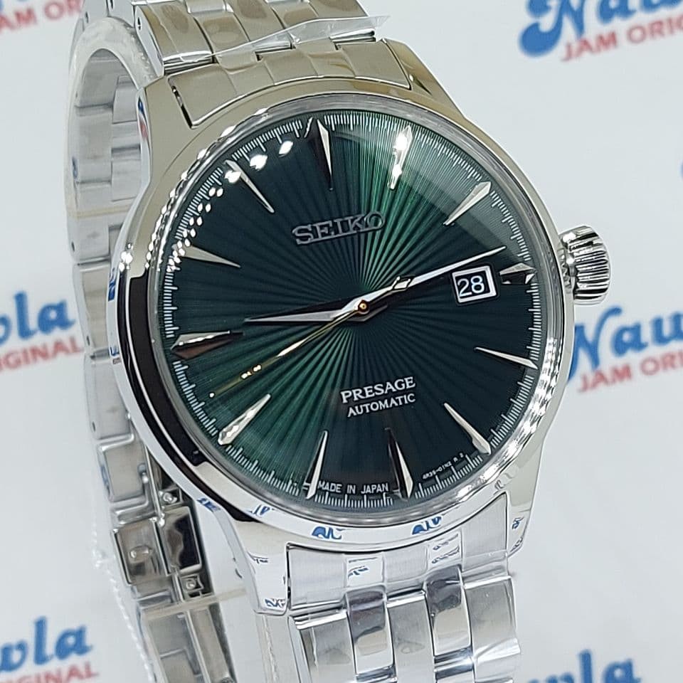 Seiko Presage SRPE15J1 Cocktail Mockingbird - Jam Tangan Pria SRPE15