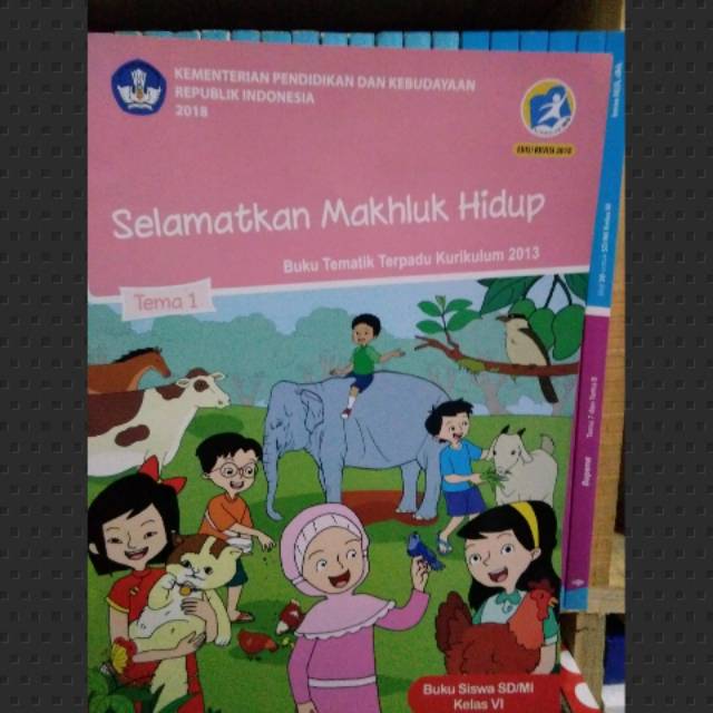 

Buku tema SD kls 6 tema 1 Selamatkan mahluk hidup