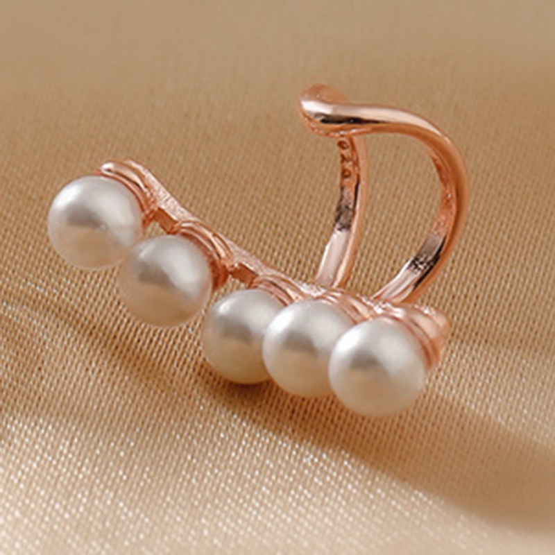 Anting Stud Hias Mutiara Gaya Korea Untuk Wanita