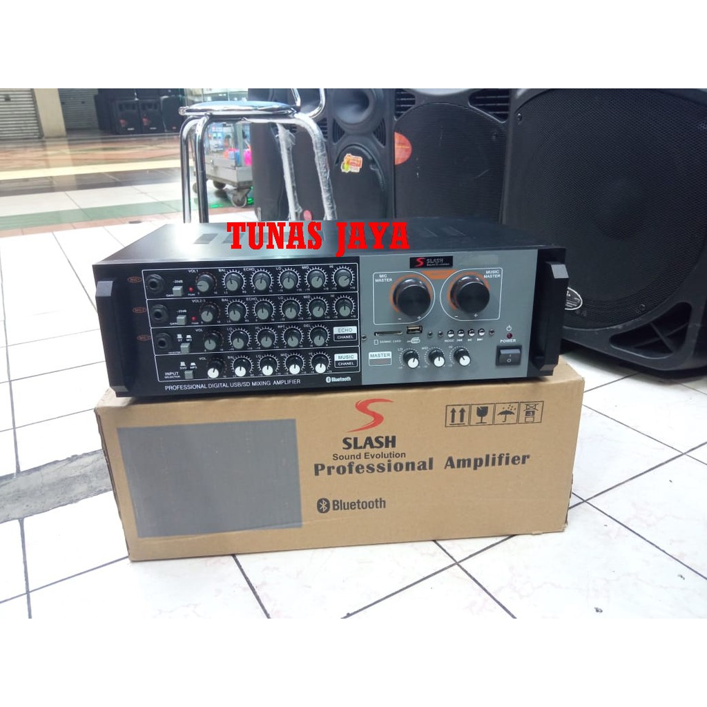 Amplifier SLASH RC 218 -  SLASH RC218 Bluetooth Garansi 1 Tahun