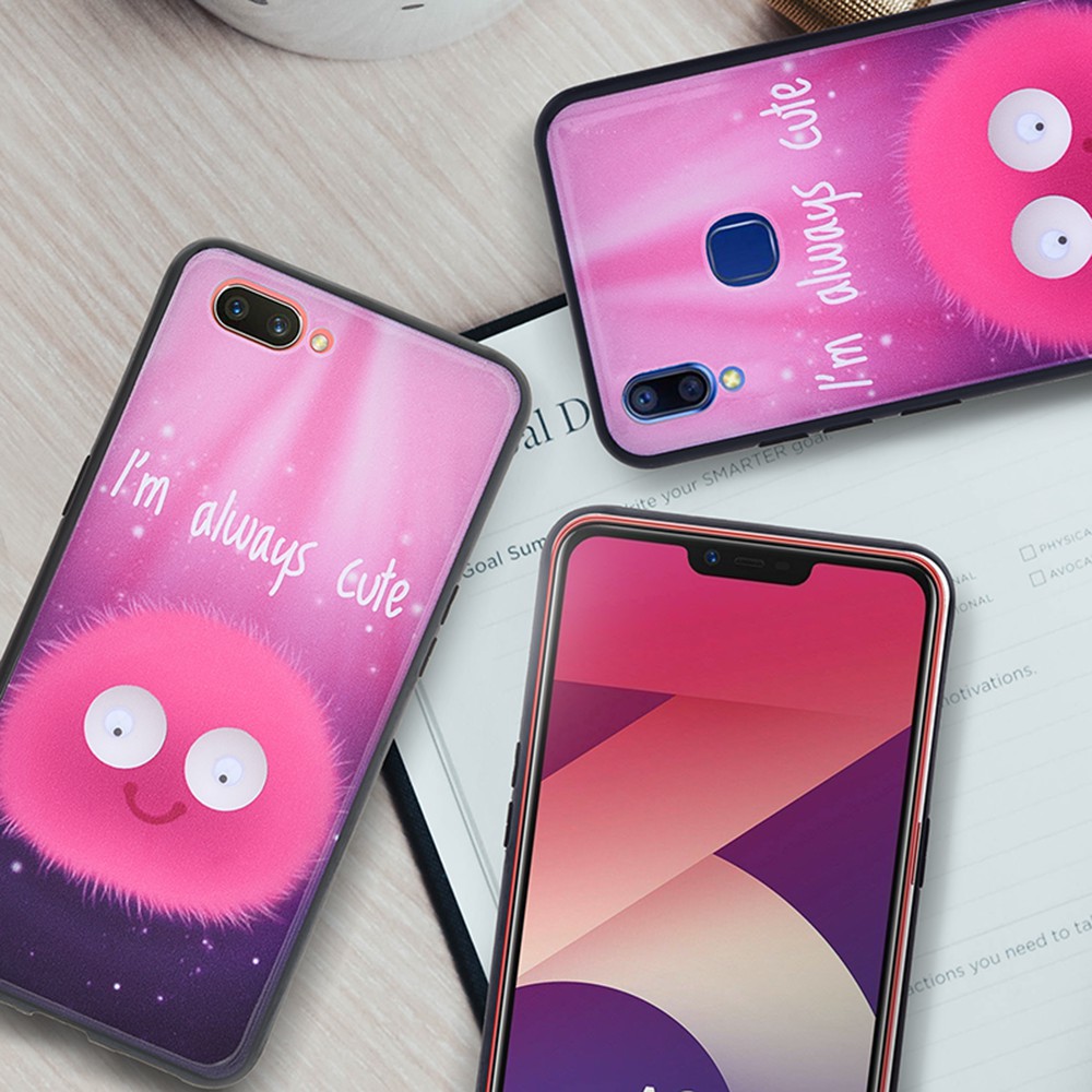 CASE HARDCASE CASING MOTIF CUTE VIVO Y12 Y15 Y17 Y91 Y93 Y95 XIAOMI REDMI NOTE 7