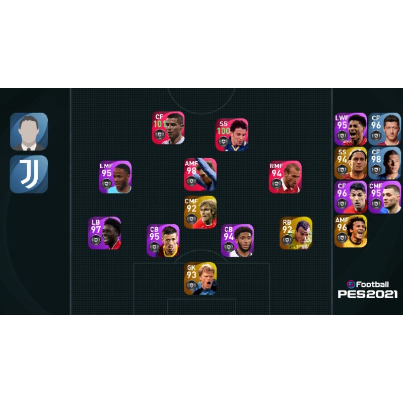 akun pes jungberg ft del piero