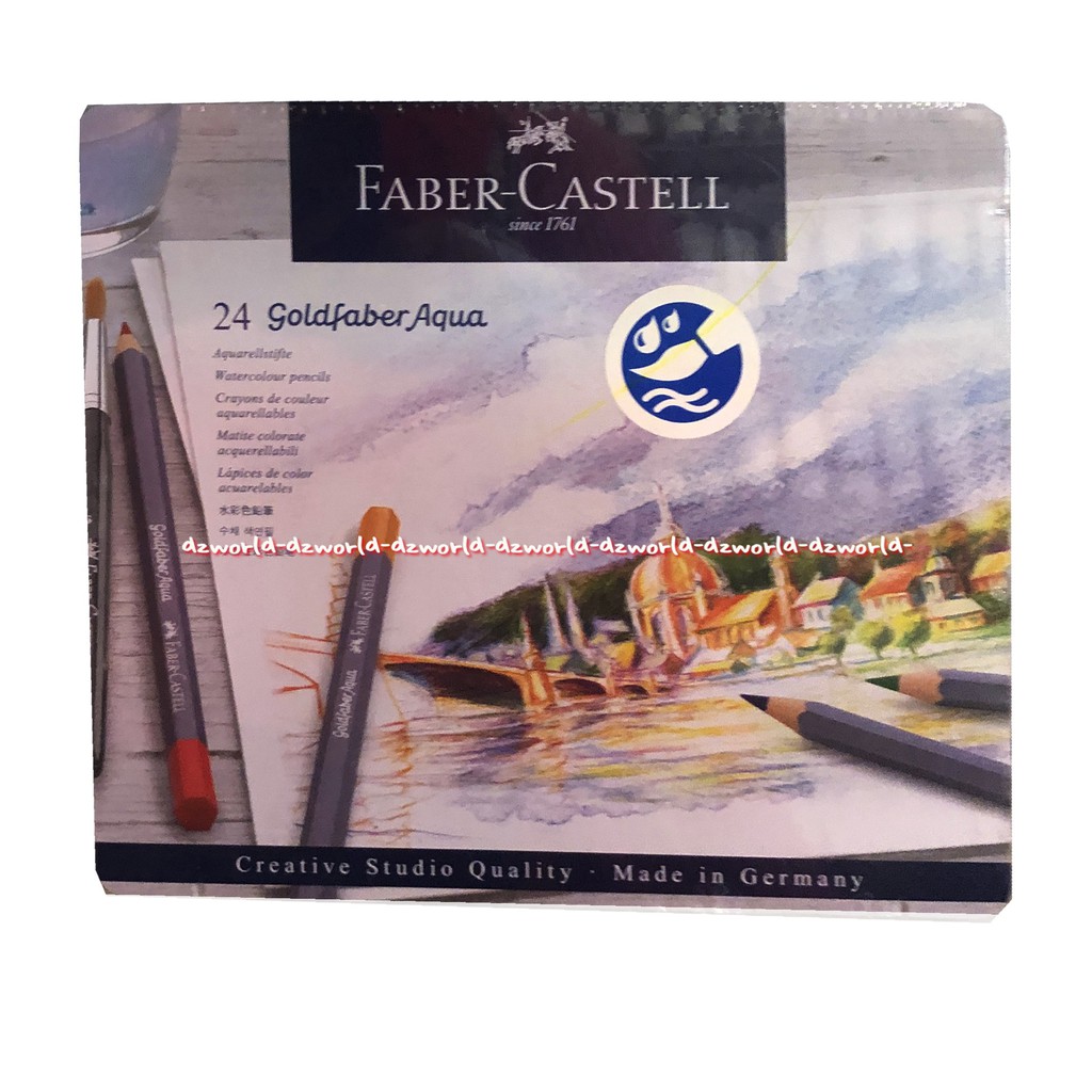 

Faber Castell 24 Goldfaber Colour Pencils Pensil Warna