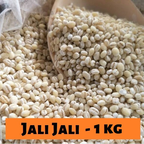 Jali Jali 1000 Gram 1 KG Barley Pearl Imi Hanjeli Anjeli Makanan Diet Sehat Organik 1000GR 1KG