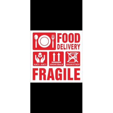

stiker fragile