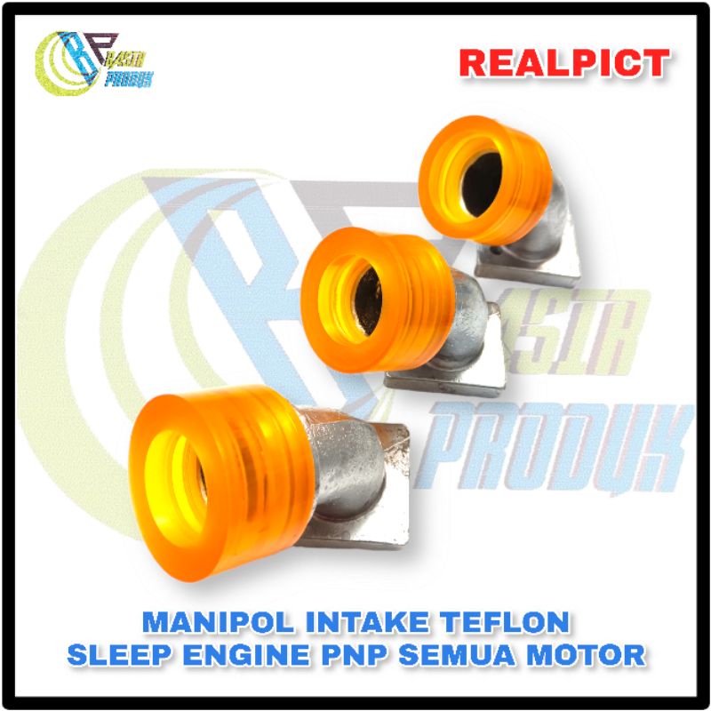 MANIPOL INTAKE TEFLON SLEEP ENGINE KARBU PE PWK PWL GL TIGER 28 30 33 34 35 36 38 PNP SEMUA MOTOR